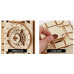 Safe Box Treasure 3d Wooden Model with information 2