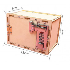 Safe Box Mechanical Lock Box Model with size