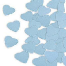 Kék papír szív konfetti 300 gramm